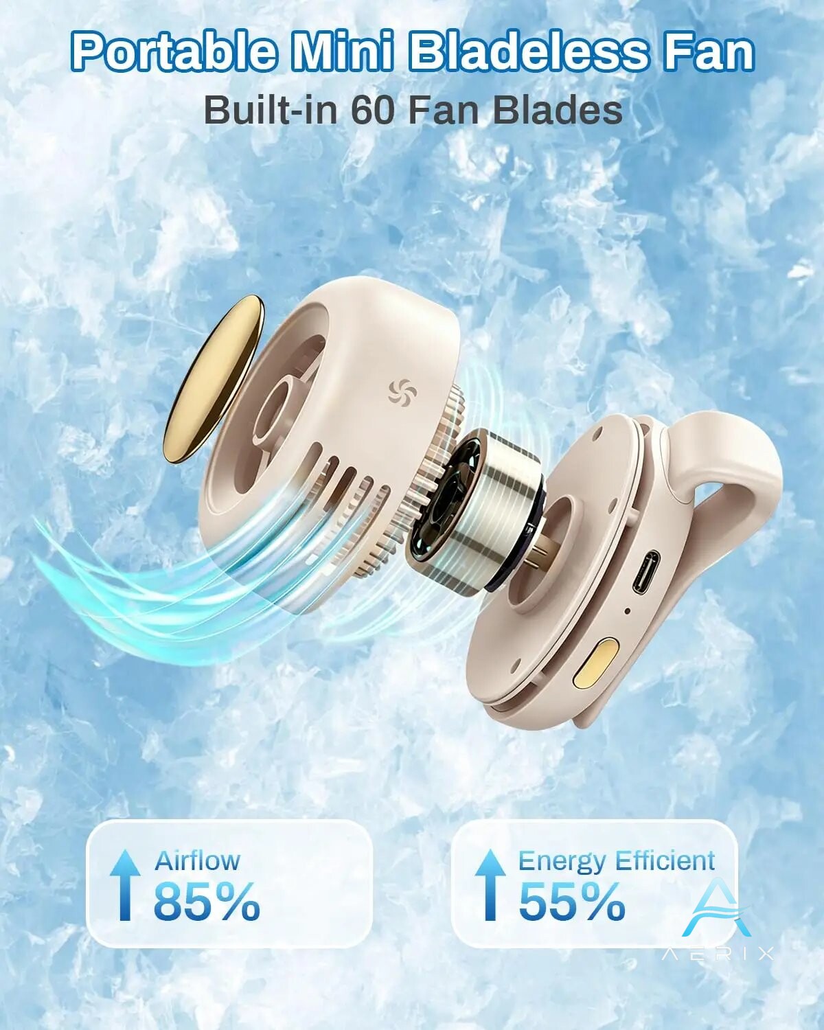 Aerix™ Mini Clip Fan